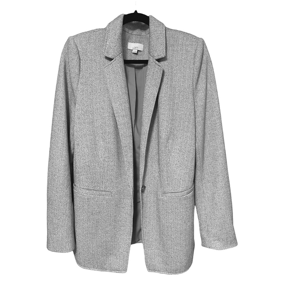 Loft One Button Blazer Size 14